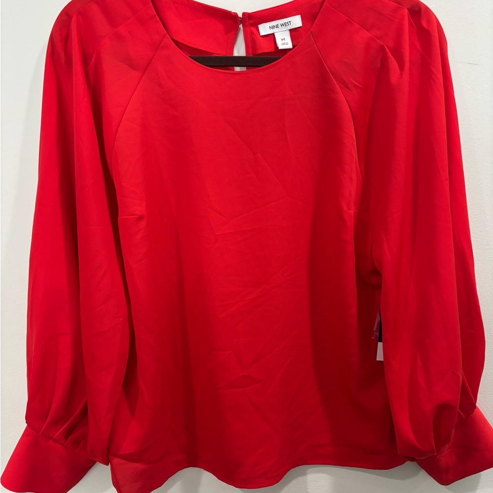 Nine West Red Women's Blouse